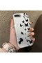 iPhone 7 Plus/8 Plus Compatible Case with a Dot and Butterfly Pattern, Suitable for Everyday Use.