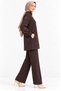 Two-Piece Set with Zipper and Beaded Detailing on the Sleeves. - 2