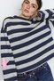 Çizgili sweatshirt - 3