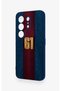 Tecno Camon 50 Pro 4g Compatible Burgundy Blue Patterned Silicone Case. - 4