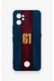 Reeder S19 Max Pro Compatible Burgundy and Blue Patterned Silicone Case. - 2