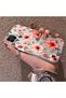 Pink Protective Case with a Large Floral Print, Compatible with Realme C21Y/C25Y, Provides Impact Protection. - 2