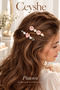 Pinterest Pearl and Stone Design 2-Piece Hair Clip Set |   Pearl Buckle - 2