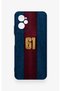 Casper Via X30 Compatible Silicone Case with Burgundy and Blue Pattern. - 2