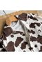 Unisex Children's Patterned Coffee Denim Jean Set - 5