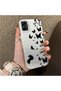 Samsung Galaxy A05 Compatible Case with a Dot and Butterfly Pattern, Suitable for Everyday Use.
