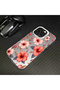 Pink Protective Case with a Large Floral Print, Compatible with Tecno Camon 40, Provides Impact Protection. - 4