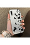 Samsung Galaxy A30/A20 Compatible Case with a Dot and Butterfly Pattern, Suitable for Everyday Use.
