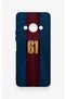 Redmi A3 Compatible Burgundy Blue Patterned Silicone Case. - 2