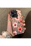 Realme C51/C53 Compatible Protective Case with Large Floral Print, Impact Protection.