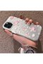 Pink Turtle and Seashell Patterned Silicone Case Compatible with iPhone 15 Pro Max, Featuring a Cute Design. - 2