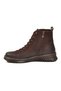 Stylish and Comfortable Women's Boots with Rubber Sole, Zipper Closure, Fleece Lining, and Genuine Leather Upper in Coffee Color 1953877K - 2