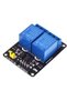5pcs 2 Channel DC Relay Module with Optocoupler Low Level Trigger Expansion Board (5V) - 3
