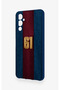 Tecno Pova Neo 4 Compatible Burgundy and Blue Patterned Silicone Case. - 4