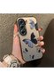 Black and Gray Butterfly-Printed Protective Case Compatible with Tecno Camon 40 Pro 5g, Offering Impact Protection.
