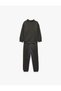 Thick Collar Half-Zip Tracksuit Set, Three-Thread Brushed Fabric, Long Sleeves. - 4