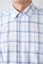 Long Sleeve Regular Fit Plaid Buttoned Collar Pocketed Cotton Easy-Iron Shirt - 4