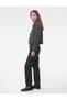 Long Sleeve Classic Collar Double Pocket Buttoned Cashmere Jacket - 2