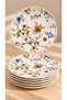 Livora 6-Piece Luxury Pasta Plate Set (20 cm) - 3