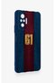 Redmi Note 10 Pro Compatible Burgundy and Blue Patterned Silicone Case. - 3