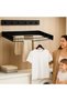 Wall Mounted Drying Racks for Laundry, Retractable Clothes Drying Rack Wall Mounted with Carbon Stee - 8