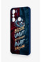 Infinix Hot 20I Compatible Wavy Burgundy and Blue Patterned Silicone Case. - 4