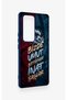 Vivo V30 Compatible Wavy Burgundy and Blue Patterned Silicone Case. - 3