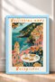 Bellissimo Mare Scenic Breakfast Framed Painting Italy Poster Living Room Kitchen Wall Decor Itp133 - 3