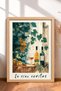 In Vino Veritas, under the Asma, Wine-Themed Framed Poster, Italy Poster, Wall Decor, Itp138.