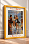 Vino Amici and Trallalla – Framed Painting with Text, Italy Poster, Wall Decor, Itp130. - 2