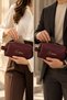 Biess Unisex Handbag - Burgundy - 3