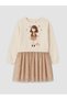 Esvab • Modern & Elegant Zero-Neckline Tulle Dress for Girls