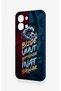 Oppo A6 Pro Compatible Wavy Burgundy and Blue Patterned Silicone Case. - 4