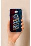 Samsung J7 Prime Compatible Wavy Burgundy and Blue Patterned Silicone Case.