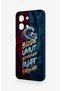 Vivo Y28 Compatible Wavy Burgundy and Blue Patterned Silicone Case. - 4