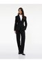 Women Black Plain Trousers