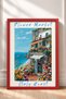 Flower Market Italy Coast Florist Framed Painting Italy Poster Living Room Kitchen Wall Decor Itp136 - 3
