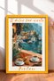 Il Dolce Far Niente Positano Breakfast Framed Painting Italy Poster Wall Decor Itp121