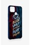 Realme C25 Compatible Wavy Burgundy and Blue Patterned Silicone Case. - 3