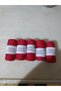 Polyester Makrume Yarn, 5 Pieces, Red Color: 207 - 2