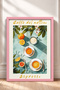 Caffè Del Mattino Espresso and Orange Framed Painting, Italy Poster, Wall Decor, Itp141. - 3