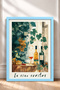 In Vino Veritas, under the Asma, Wine-Themed Framed Poster, Italy Poster, Wall Decor, Itp138. - 3
