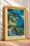 Costiera Amalfitana Dining by the Light of the Moon Framed Painting Italy Poster Wall Decor Itp131 - 2