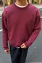 Fw Cool Puff Burgundy Relaxed Fit Sweat - 3