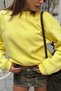 Fw Cool Puff Butter Yellow Relax Fit Sweatshirt - 6