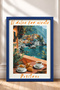 Il Dolce Far Niente Positano Breakfast Framed Painting Italy Poster Wall Decor Itp121 - 3
