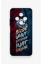 Wavy Burgundy and Blue Patterned Silicone Case Compatible with Tecno Spark 30C. - 2