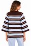 New Season Women's Crew Neck Striped Knit Sweater – Soft Texture, Comfortable Fit, 3/4 Sleeves, Stylish and Modern Design. - 3