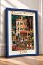 Flower Market, Rome, Framed Painting, Italy Poster, Living Room, Kitchen, Wall Decor, Itp139. - 2