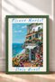 Flower Market Italy Coast Florist Framed Painting Italy Poster Living Room Kitchen Wall Decor Itp136 - 3